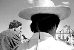 El candidato presidencial, durante su mensaje a los chiapanecos n Foto: Jos Nez