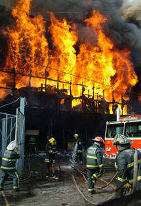 INCENDIO NAVIDEO EN NEZA