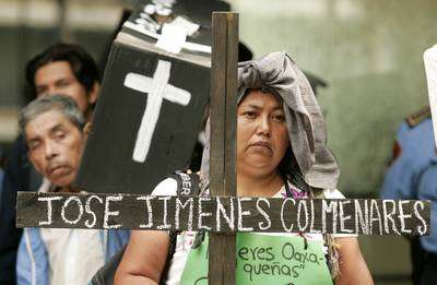 Protesta Oaxaqueña ante la ONU