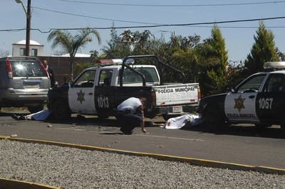 TIROTEOS EN AGUASCALIENTES; 4 POLICIAS MUERTOS