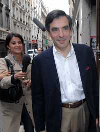 Francois Fillon, ex ministro de Educación, Asuntos Sociales y del Trabajo, quien se perfila como favorito para primer ministro