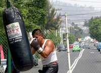 Desde las cinco de la mañana se inician los entrenamientos al aire libre en la avenida Eduardo Molina