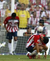 Pesar de los rojiblancos Patricio Araujo y Maza Rodríguez