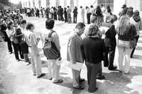 Feria del empleo organizada por la UNAM. Imagen de archivo