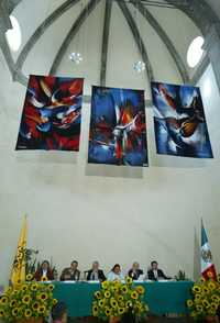 Foro del PRD en el museo Corpus Christi