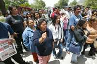 Protesta en el Reclusorio Norte en apoyo a los ocho estudiantes detenidos el pasado 6 de agosto en el Instituto Politécnico Nacional