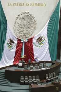 En el Palacio Legislativo de San Lázaro