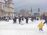 La pista de hielo parisina  tomada de Internet