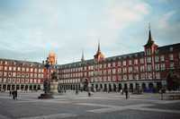 La Plaza Mayor, en Madrid