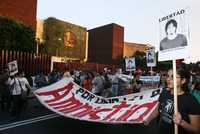 Protesta de organizaciones civiles frente a la Cámara de Diputados en rechazo a la reforma judicial, el pasado 19 de febrero