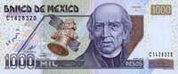 Décimas de hace casi 200 años, de la autoría de Miguel Hidalgo y Costilla, fueron completadas y musicalizadas con ritmo de son jarocho por el cantautor Guillermo Zapata. En la imagen una reproducción del nuevo billete de mil pesos