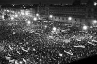 Tres de las imágenes que se presentarán en la muestra 68 inédito, el ojo del poder, que se inaugurará el 2 de octubre próximo, como parte de la conmemoración por los 40 años del movimiento estudiantil de 1968