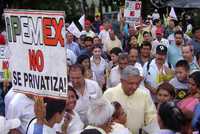 Andrés Manuel López Obrador durante su tercer día de recorrido por Nuevo León