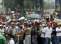 Profesores de Morelos durante la toma de las casetas de cobro en la autopista México-Cuernavaca el pasado 3 de septiembre