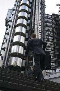 Edificio de Lloyd’s de Londres en la City. La gran empresa de seguros reportó que sus beneficios del primer semestre se redujeron por una menor rentabilidad y el aumento de los reclamos