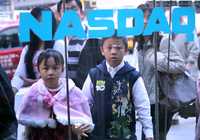 Ventana en el mercado del Nasdaq, en Nueva York