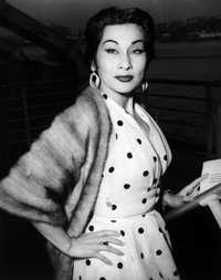 La soprano el 6 de julio de 1954