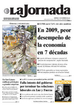 Portada de 2009/11/01. Seleccione para ir a esta edición.