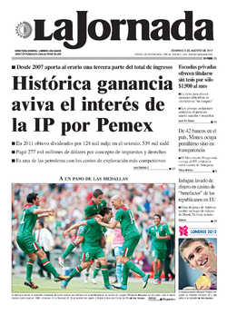 Portada de 2012/08/05. Seleccione para ir a esta edición.