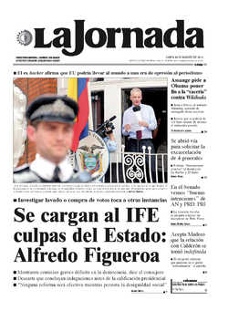 Portada de 2012/08/20. Seleccione para ir a esta edición.