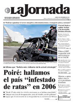 Portada de 2012/11/12. Seleccione para ir a esta edición.