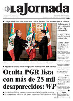 Portada de 2012/12/01. Seleccione para ir a esta edición.