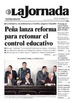 Portada de 2012/12/11. Seleccione para ir a esta edición.