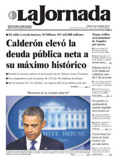 Portada de 2012/12/29. Seleccione para ir a esta edición.