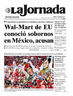 Portada de 2013/01/11. Seleccione para ir a esta edición.