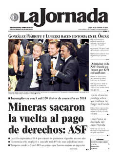 Portada de 2016/02/29. Seleccione para ir a esta edición.